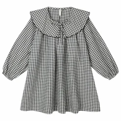 Outlet Rylee + Cru Robe Vichy | Noir
