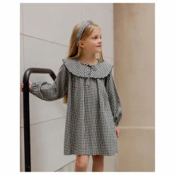Outlet Rylee + Cru Robe Vichy | Noir