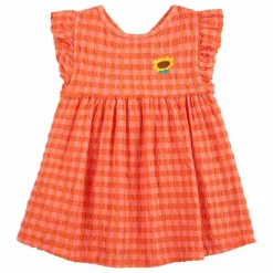 Online Bobo Choses Robe Vichy Tournesol | Corail
