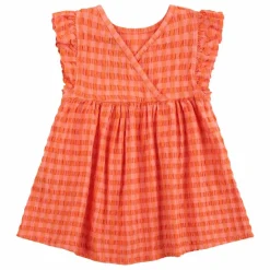 Online Bobo Choses Robe Vichy Tournesol | Corail