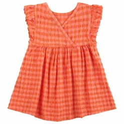 Online Bobo Choses Robe Vichy Tournesol | Corail