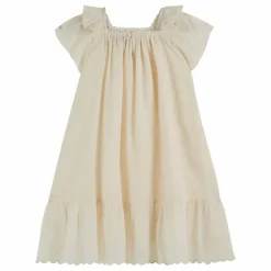 New Emile et Ida Robe Vintage Unie | Ecru