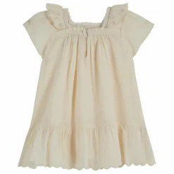 New Emile et Ida Robe Vintage Unie | Ecru