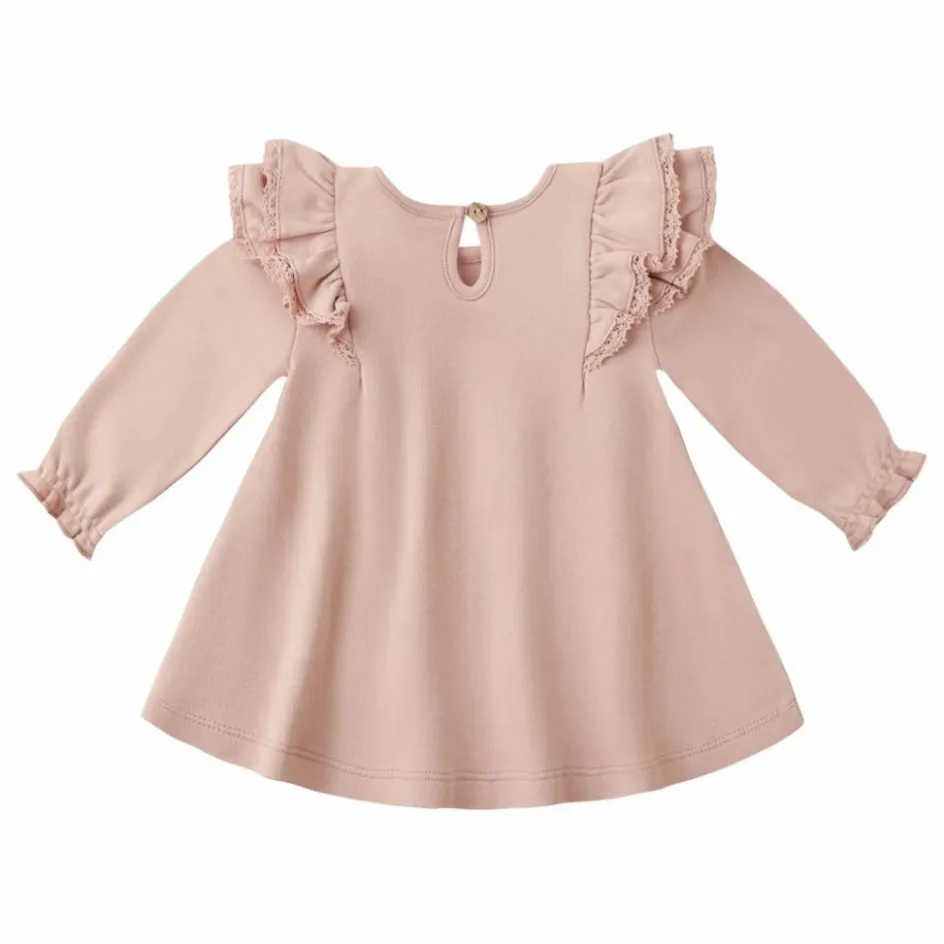 Quincy Mae Robe Volants Coton Bio ||Enfant Robes, Combinaisons|Robes