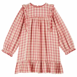 Robe Volants Vichy | Enfant Robes, Combinaisons|Robes