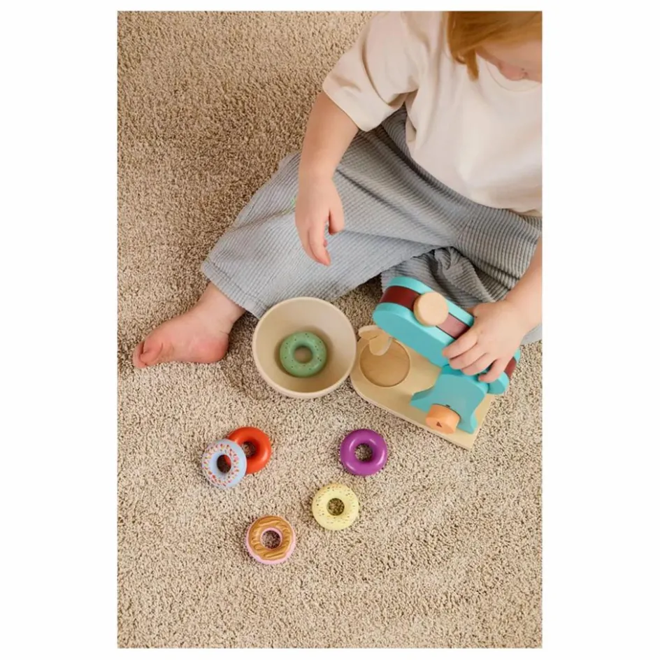 Kid's Concept Cuisines, Marchandes*Robot batteur en bois |