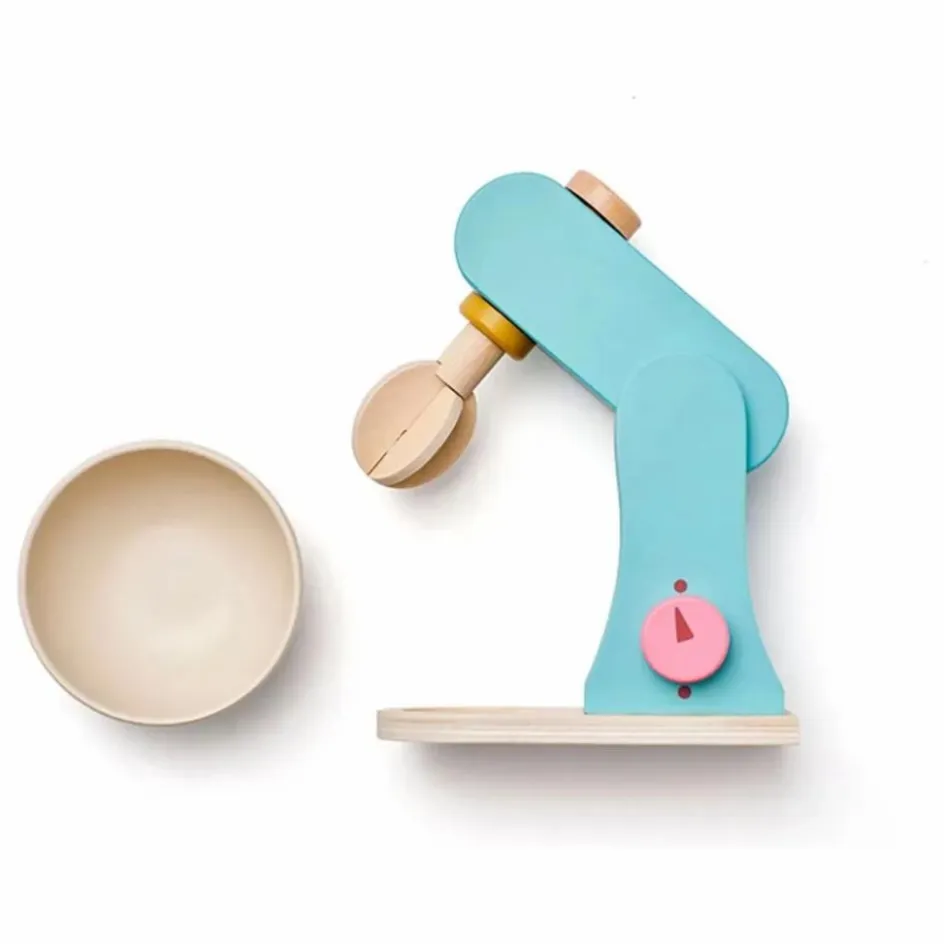 Kid's Concept Cuisines, Marchandes*Robot batteur en bois |