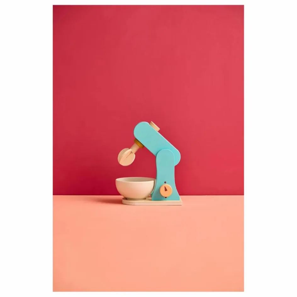 Kid's Concept Cuisines, Marchandes*Robot batteur en bois |