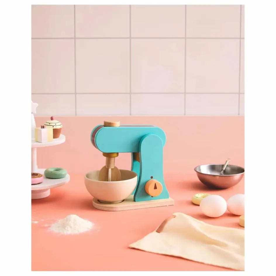 Kid's Concept Cuisines, Marchandes*Robot batteur en bois |