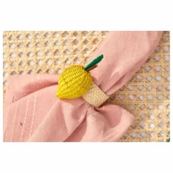 Outlet Coro Cora Rond de serviette Citron | Jaune