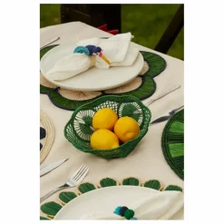 Hot Coro Cora Rond de serviette Toucan | Bleu