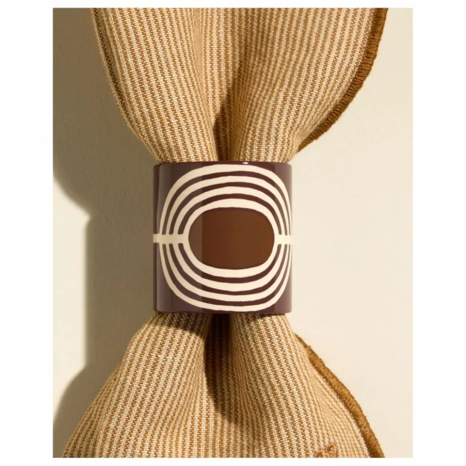 Sale Ronds de serviette laqués Mirage - Set de 2 | Art De La Table