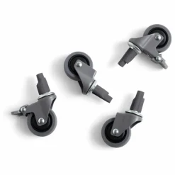 Hot Hay Roues pour cagette pliable Crate - Set de 4 | Gris