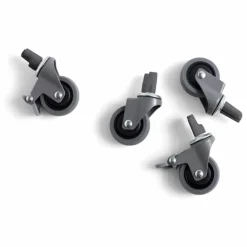 Hot Hay Roues pour cagette pliable Crate - Set de 4 | Gris