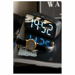 Present Time Réveil oval LED Silver ||Homme High-Tech|High-Tech, Office