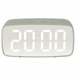 Hot Present Time Réveil oval LED Silver | Sauge