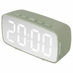 Hot Present Time Réveil oval LED Silver | Sauge