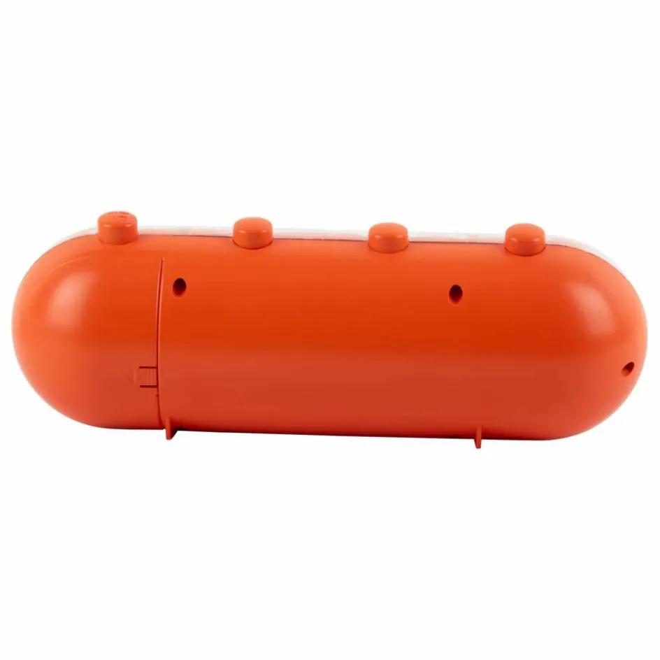 Online Present Time Réveil Retro tube | Orange