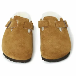 Discount Sabots Boston Fur Cuir Suede - Collection Adulte | Femme Sandales, Espadrilles