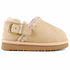 Hot Mou Sabots Fermés Eskimo Suède | Beige