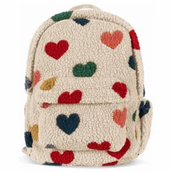 Enfant Konges Sløjd Sacs, Petite Maroquinerie|Accessoires De Mode*Sac à Dos Façon Sherpa Jody Cœurs Fibres Recyclées |