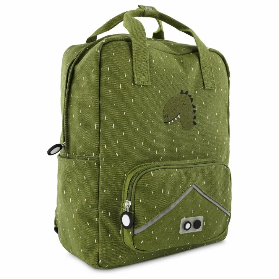 Discount Trixie Sac à dos grand format Mr Dino | Vert