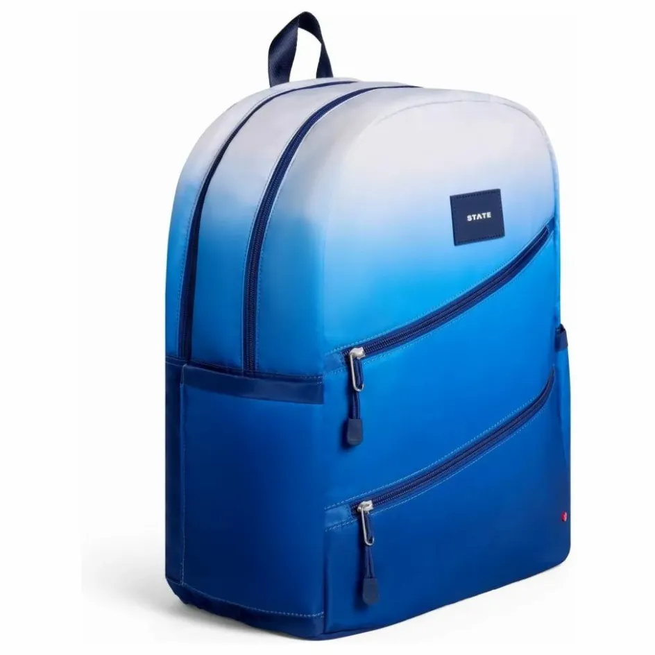 Enfant State Bags Sacs, Petite Maroquinerie|Accessoires De Mode*Sac à Dos Kane Deux Poches Blue Gradient |