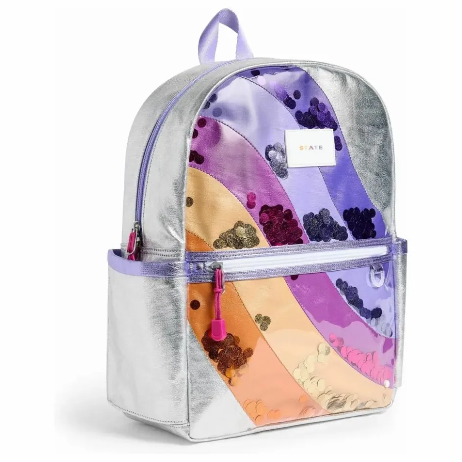 Clearance State Bags Sac à Dos Kane Sequin Wave | Gris