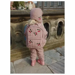 Enfant Konges Sløjd Sacs, Petite Maroquinerie|Accessoires De Mode*Sac à Dos Matelassé Juno Cerises |