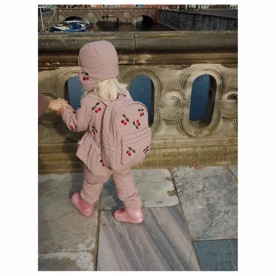 Enfant Konges Sløjd Sacs, Petite Maroquinerie|Accessoires De Mode*Sac à Dos Matelassé Juno Cerises |
