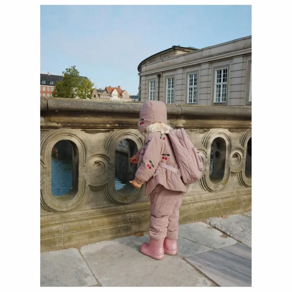 Enfant Konges Sløjd Sacs, Petite Maroquinerie|Accessoires De Mode*Sac à Dos Matelassé Juno Cerises |