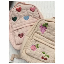 Clearance Sac à Dos Matelassé Juno Fruits Brodés | Enfant Sacs, Petite Maroquinerie|Accessoires De Mode