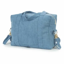 Outlet rivedroite Sac à langer Darcy en coton recyclé | Denim clair