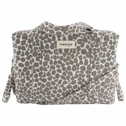 rivedroite Sac à Langer Darcy Léopard Coton Recyclé || Sacs À Langer|Cadeau De Naissance