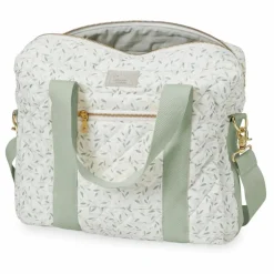 Discount Sac à langer Green Leaves en coton bio | Sacs À Langer|Sacs À Langer, Trousses