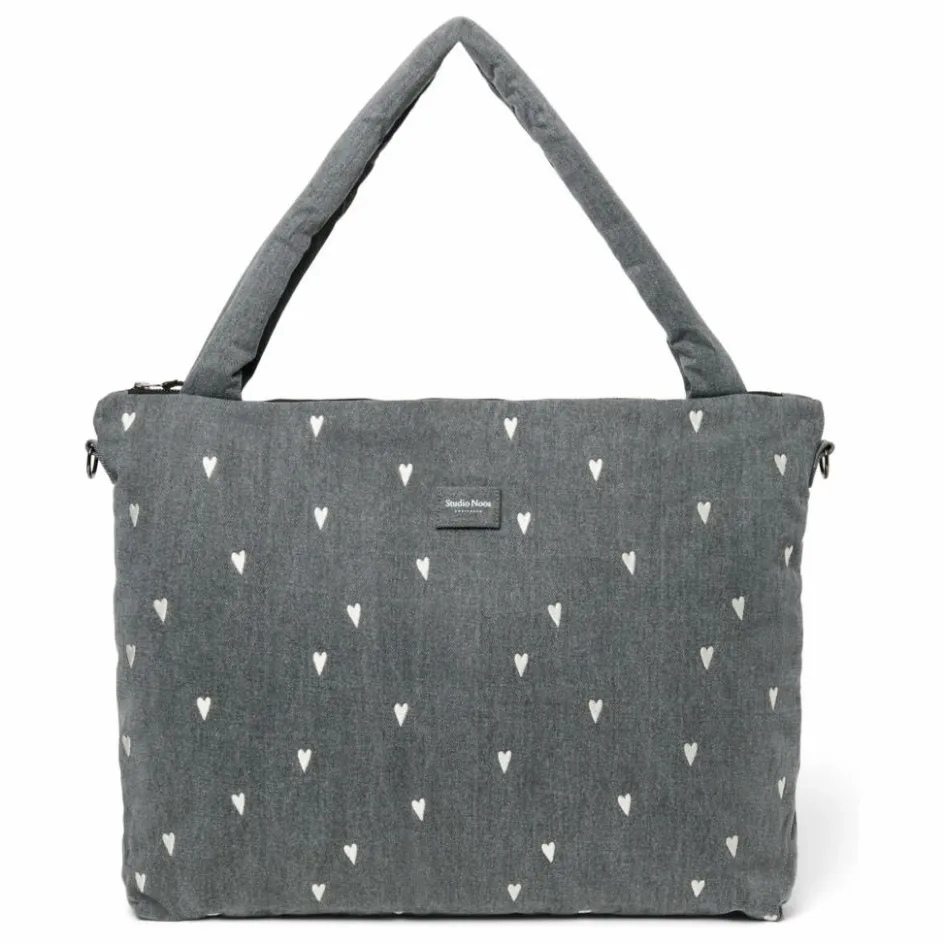 Studio Noos Sac à langer Hearts | Gris