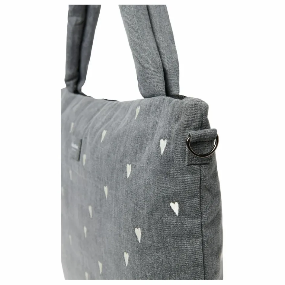 Studio Noos Sac à langer Hearts | Gris