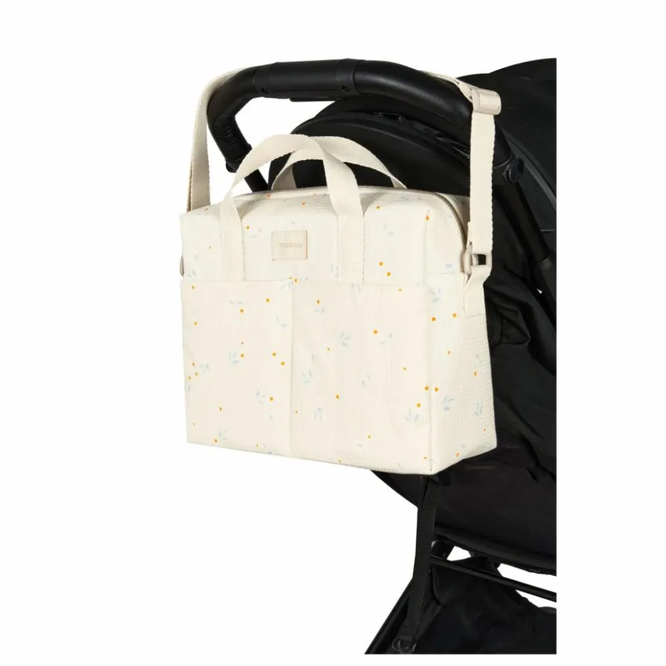 Nobodinoz Sac à langer imperméable Gala Opéra Orange Cherries || Cadeau De Naissance|Puériculture