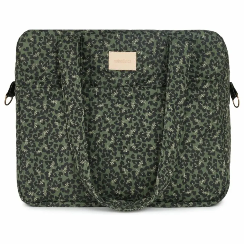 Clearance Nobodinoz Sac à langer imperméable Hyde Park Forest Yumiko | Vert