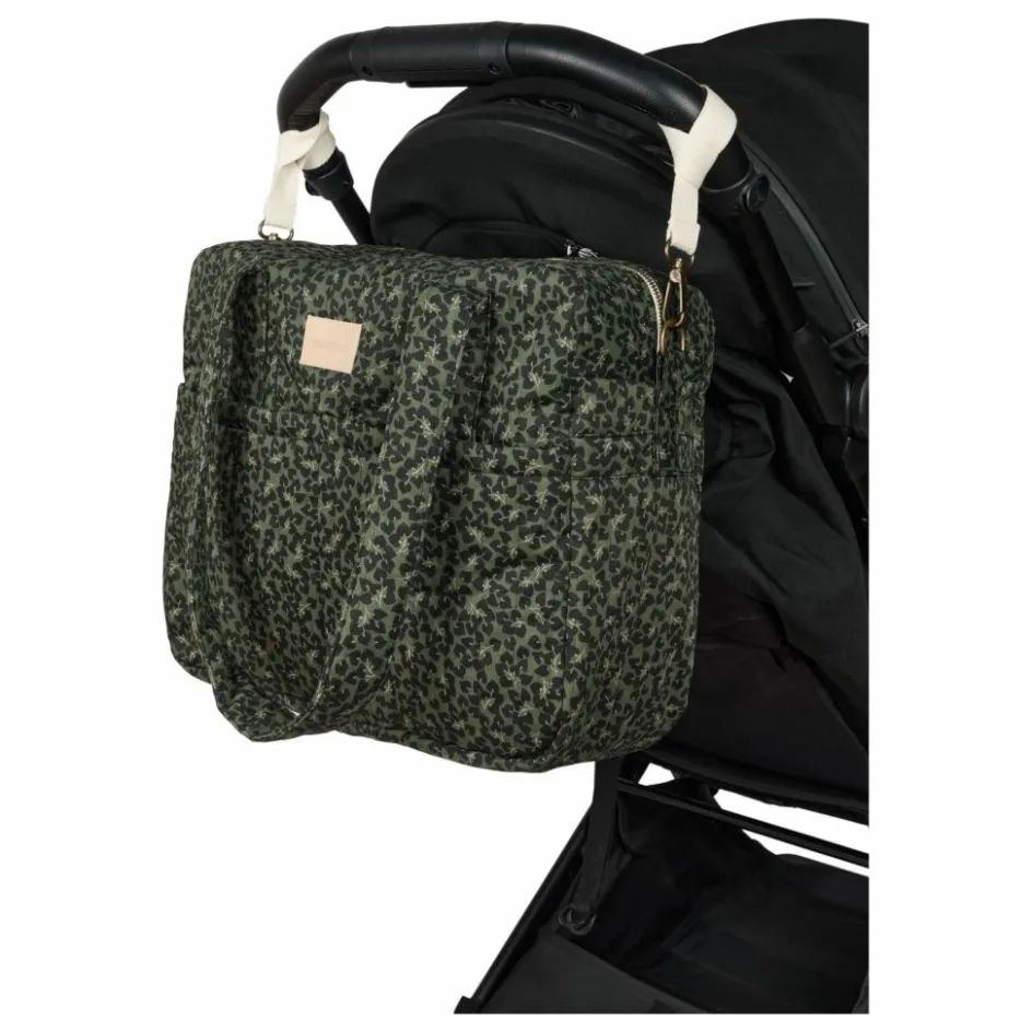 Clearance Nobodinoz Sac à langer imperméable Hyde Park Forest Yumiko | Vert