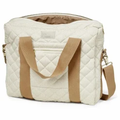 Clearance Cam Cam Sac à langer matelassé Stripes | Camel