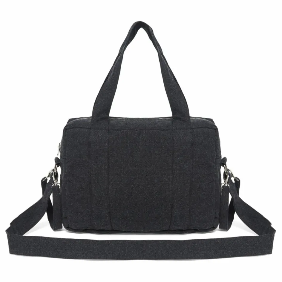 Outlet rivedroite Sac à langer Mini Darcy en coton recyclé | Noir