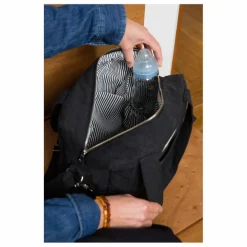Outlet rivedroite Sac à langer Mini Darcy en coton recyclé | Noir