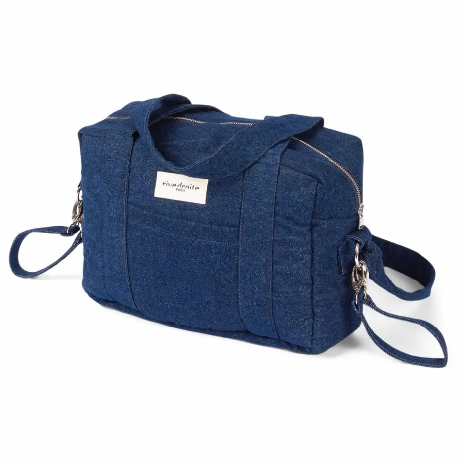 Outlet Sac à langer Mini Darcy en Denim Upcyclé | Sacs À Langer|Puériculture