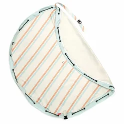 Discount Play and Go Sac / Tapis de jeu d'extérieur Noomad - Rayures | Bleu ciel