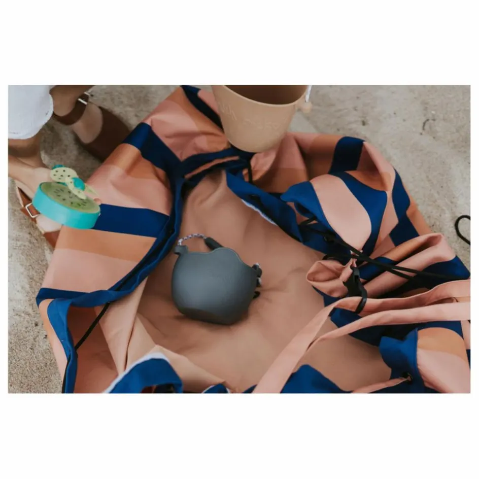 Discount Sac / Tapis de jeu d'extérieur Noomad - Rayures Moka Tapis De Jeux