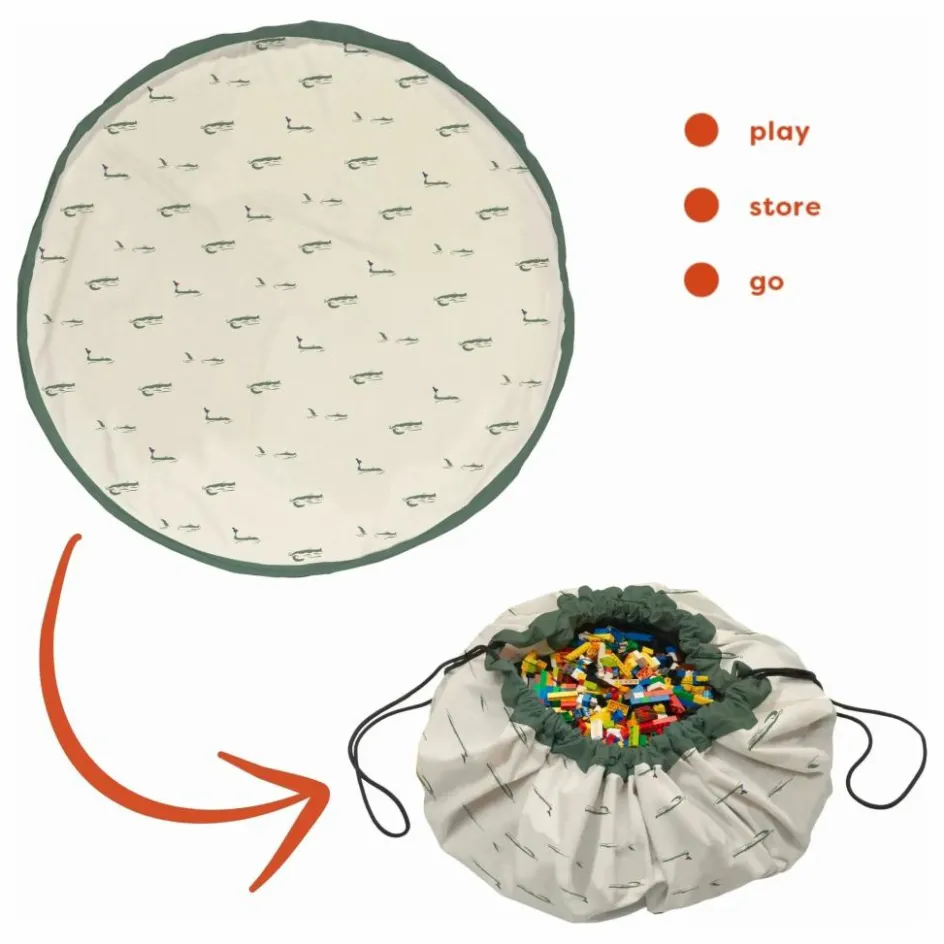 Play and Go Sac / Tapis de jeu Noomad - Crocodiles| Tapis De Jeux