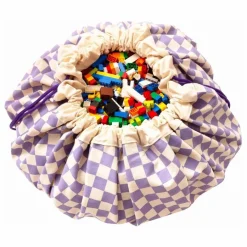 Clearance Play and Go Sac / Tapis de jeu Noomad - Vichy | Violet
