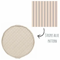 Hot Play and Go Sac / Tapis d'éveil Noomad - Rayures | Bleu