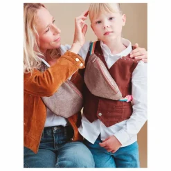 Hot Caramel & Cie Sac Banane Mom Pailleté | Cuivre